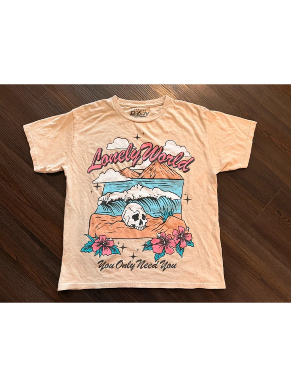 Popular poison lonely world t shirt large